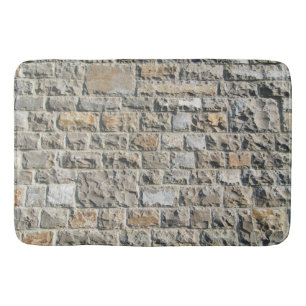 Stony pattern bath mat