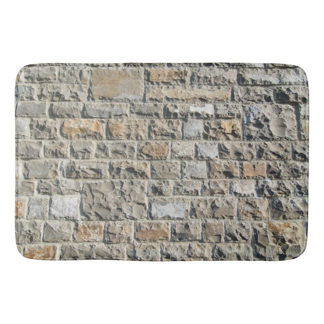 Stony pattern bath mat (Front)