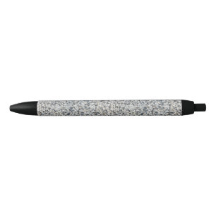 Stony pattern black ink pen