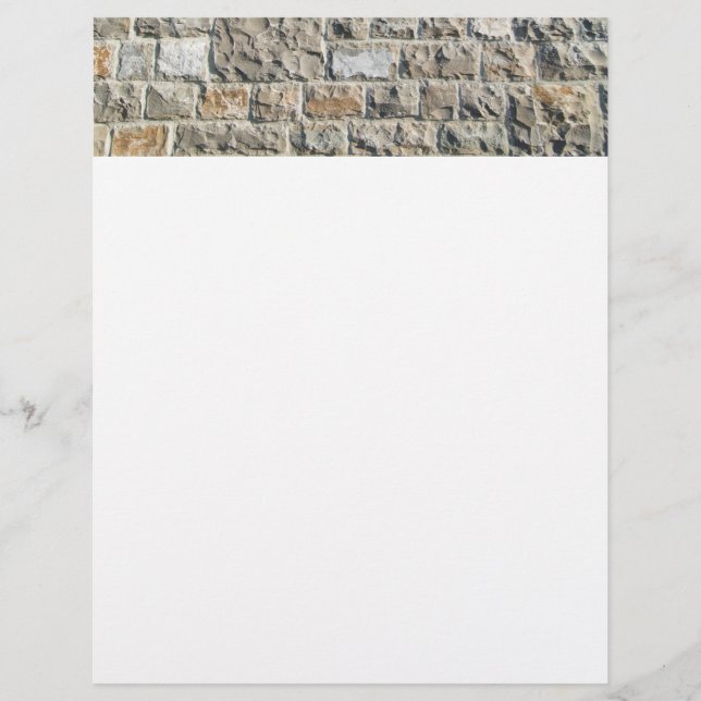 Stony pattern custom letterhead (Front)
