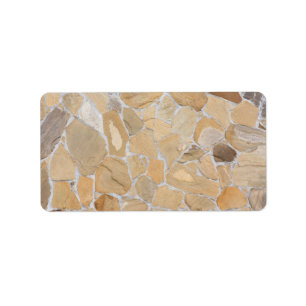Stony pattern label