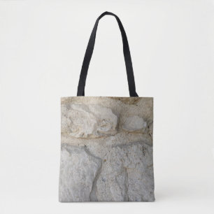 Stony pattern tote bag