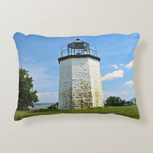 Stony Point Lighthouse, New York Accent Pillow (Front)