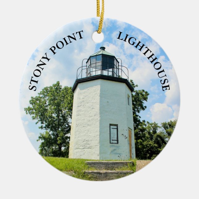 Stony Point Lighthouse, New York Ornament (Front)