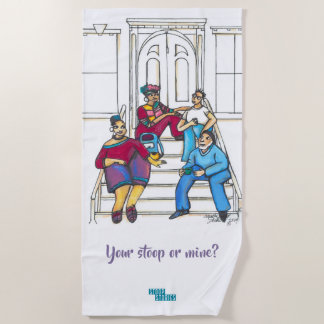 Stoop Stories Beach Towel
