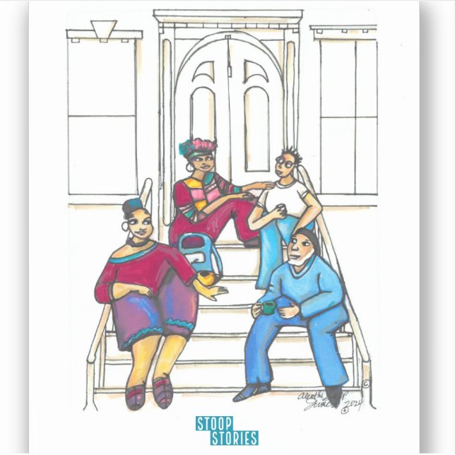 Stoop Stories Sticker (Front)