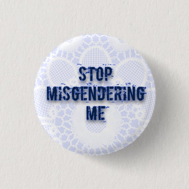 Stop 3 Cm Round Badge (Front)