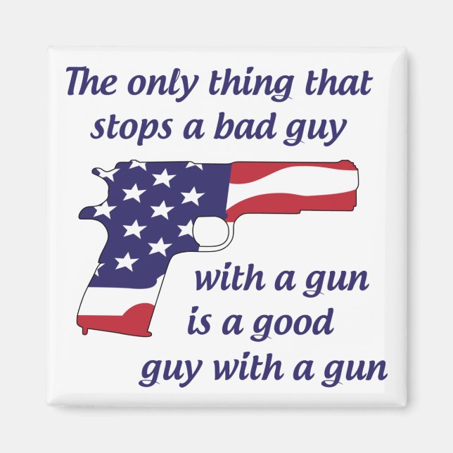 Stop A Bad Guy Magnet (Front)