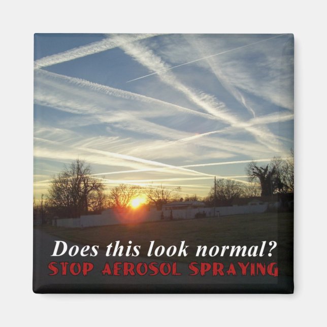 Stop Aerosol Spraying Magnet (Front)