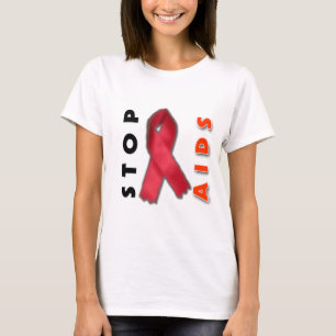 Stop AIDS (Side) T-Shirt
