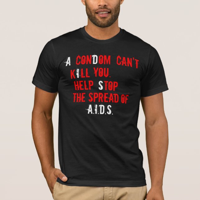 Stop AIDS T-Shirt (Front)