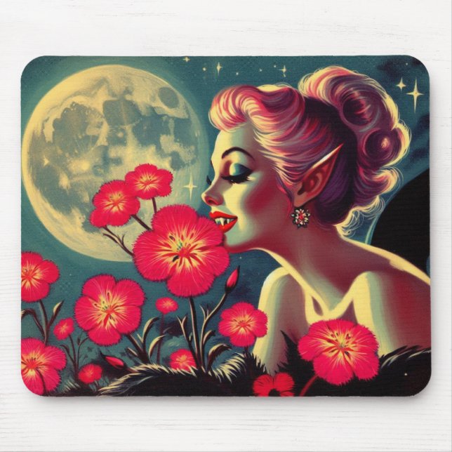 Stop and Smell the Flowers Mouse Pad (Front)