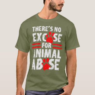 Stop Animal Abuse Rescue Dog Cat Lover Men Women T-Shirt