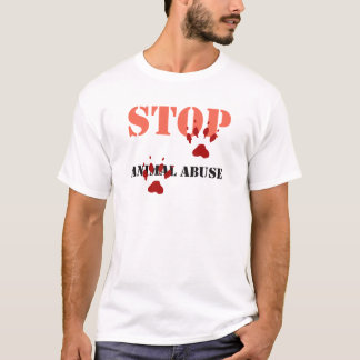stop animal abuse T-Shirt