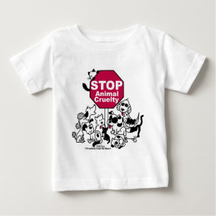 Stop Animal Cruelty Baby T-Shirt