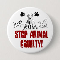 STOP ANIMAL CRUELTY! pin