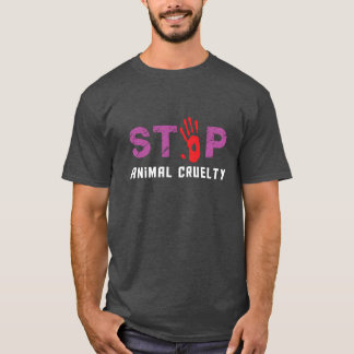 Stop animal cruelty T-shirt