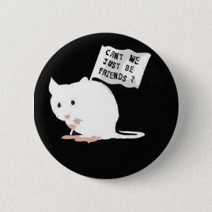 Stop Animal Testing 6 Cm Round Badge