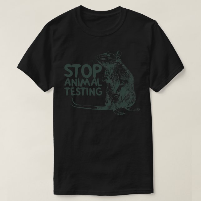 Stop animal testing T-Shirt (Design Front)