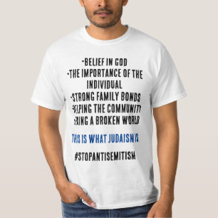 Stop Antisemitism What Judaism Really Is T-Shirt