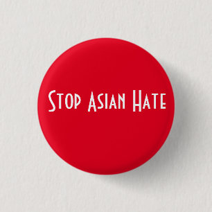 Stop Asian Hate 3 Cm Round Badge