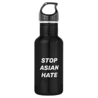 Stop Asian Hate, black white