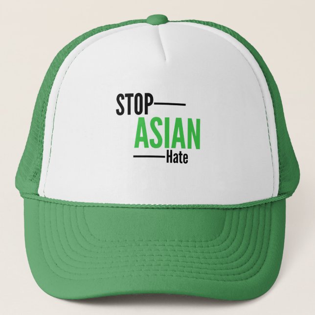 Stop Asian Hate Trucker Hat (Front)