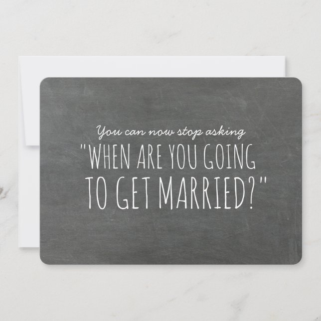 Stop Asking Funny Bridesmaid Proposal Invitation (Front)