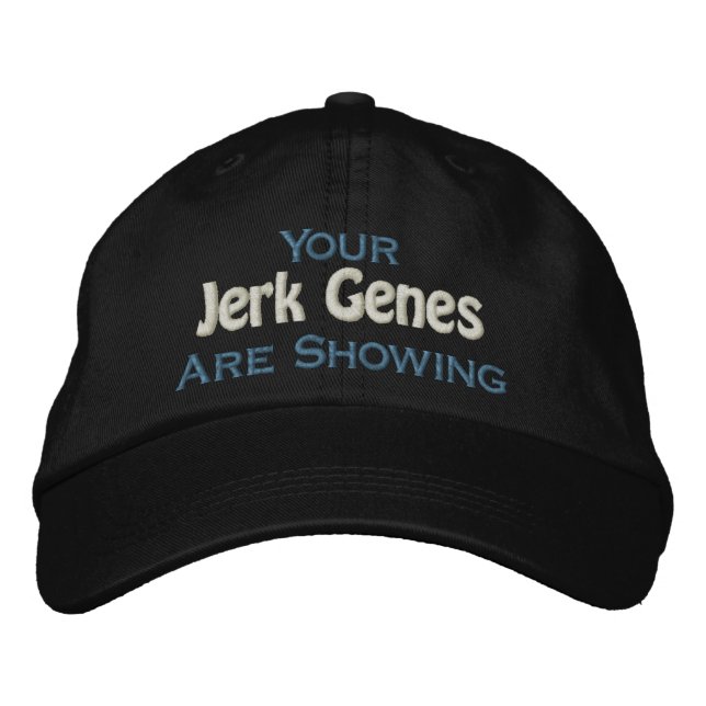 Stop Being a Jerk Embroidered Hat (Front)