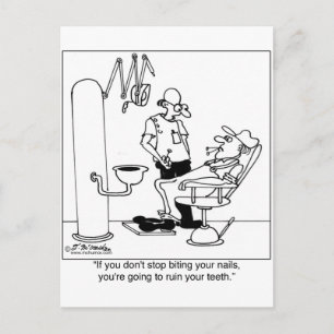 Stop Biting Your Nails Postcard