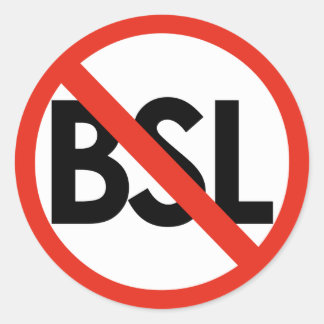 Stop BSL! Anti-BSL Small Stickers