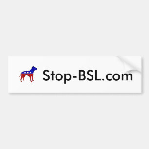 Stop-BSL.com Bumper Sticker! Sticker