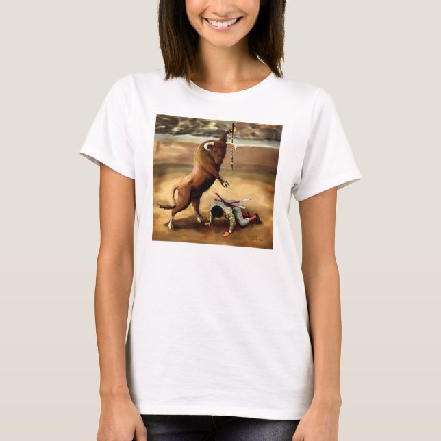STOP BULLFIGHTING T-Shirt (Front)