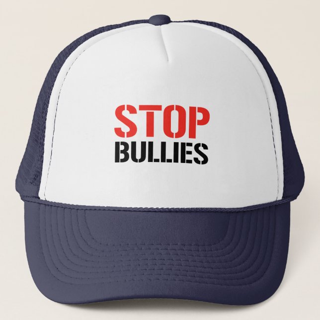 STOP BULLIES TRUCKER HAT (Front)