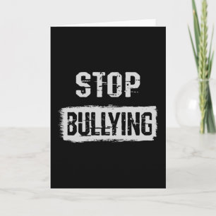 Stop Bullying Card