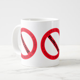 Stop Bullying-Logo by Shirley Taylor Large Coffee Mug