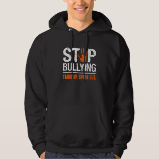 Stop Bullying Orange Stand Up Speak Out Unity Day_ Hoodie