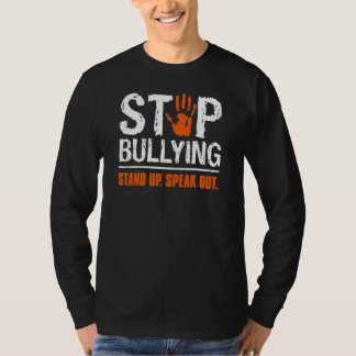 Stop Bullying Orange Stand Up Speak Out Unity Day T-Shirt