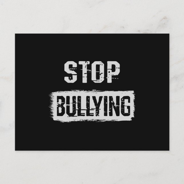 Stop Bullying Postcard (Front)