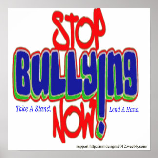 stop bullying poster
