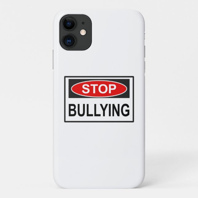 Stop Bullying Sign red Case-Mate iPhone Case (Back)