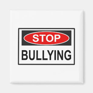 Stop Bullying Sign red Magnet