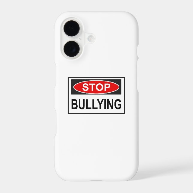 Stop Bullying Sign red Samsung Galaxy Case (Back)