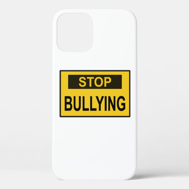 Stop Bullying Sign yellow Case-Mate iPhone Case (Back)