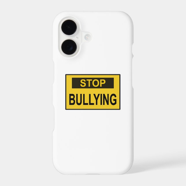 Stop Bullying Sign yellow Samsung Galaxy Case (Back)