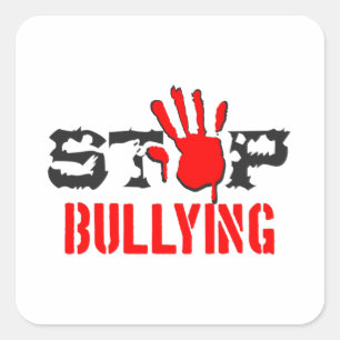 Stop Bullying Square Sticker