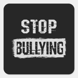 Stop Bullying Square Sticker