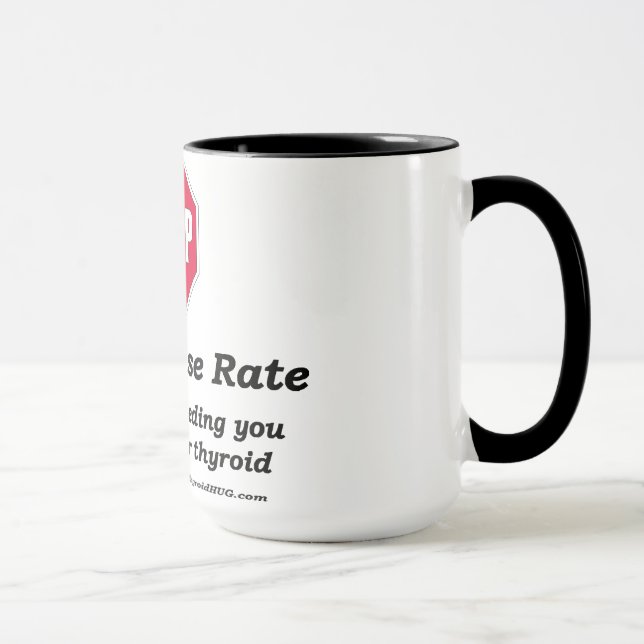 Stop! Check Pulse Rate Mug (Right)
