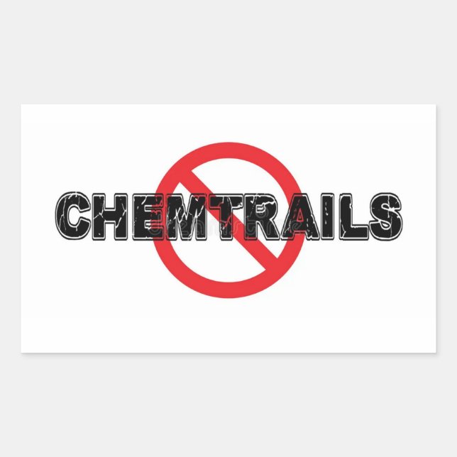 Stop Chemtrails Sticker (Front)