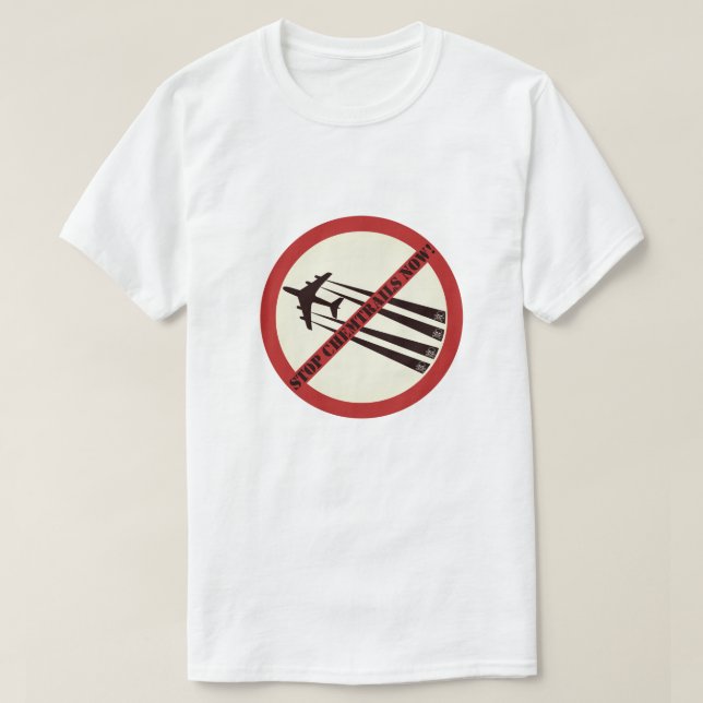 Stop Chemtrails T-Shirt (Design Front)